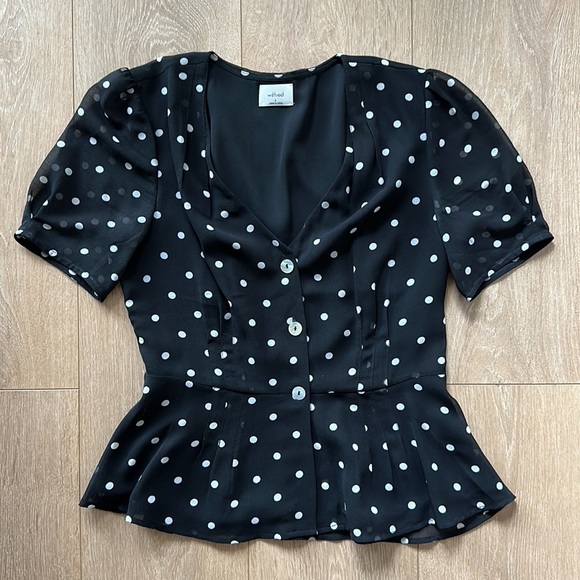 WILFRED polka dot blouse - Picture 2 of 4